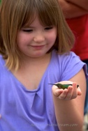 Child holding hummer